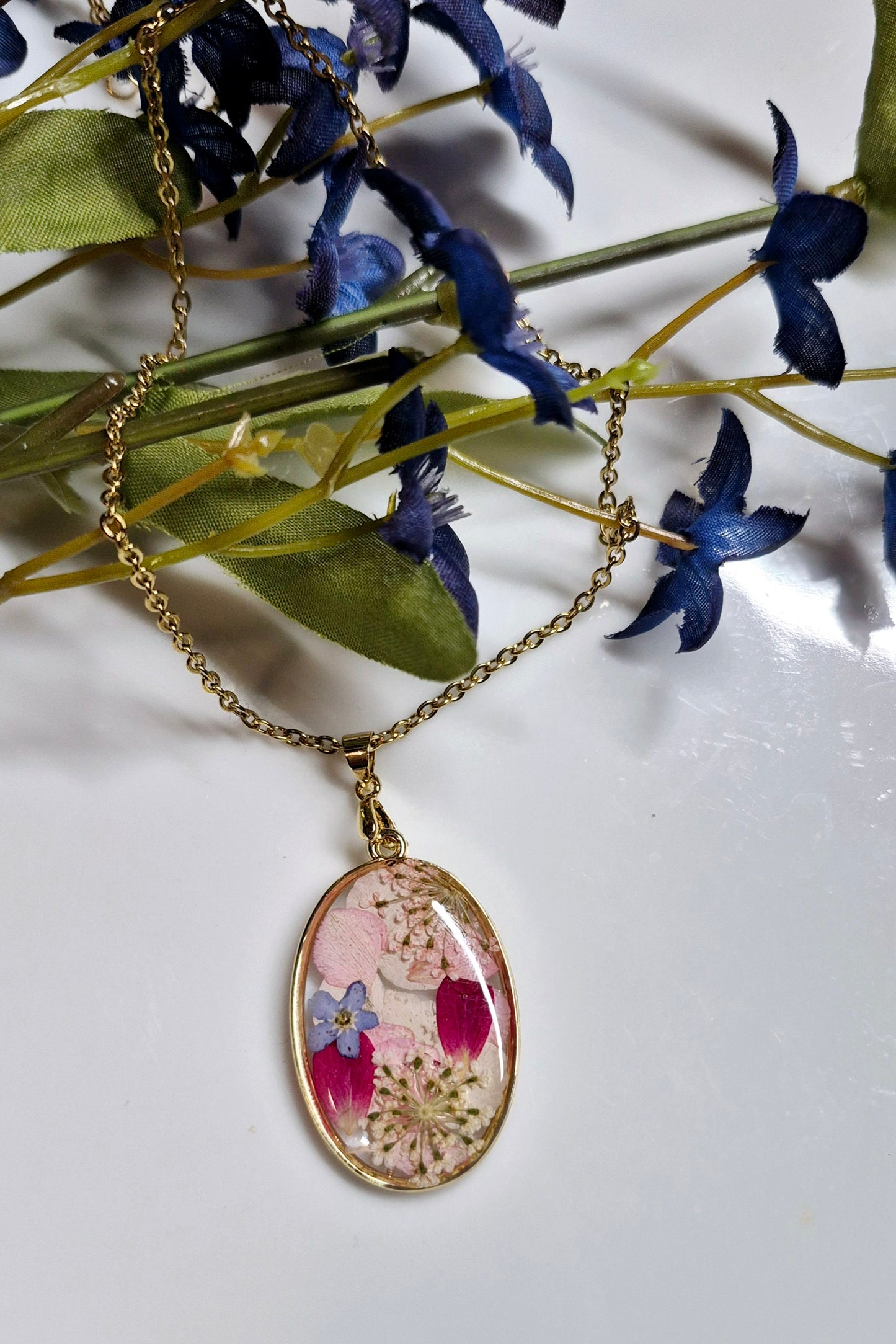 Pink Petals Necklace
